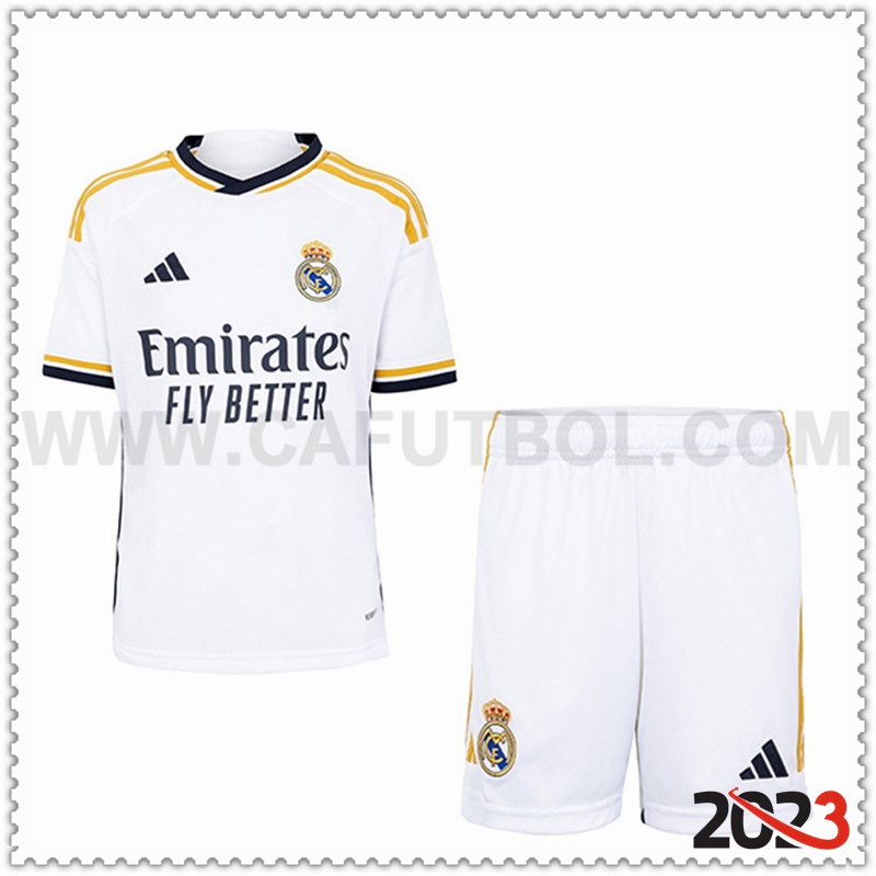 Primera Nuevo Equipacion del Real Madrid Ninos 2023 2024