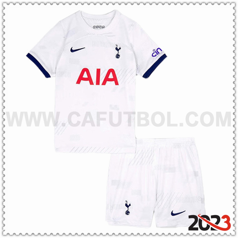 Primera Nuevo Equipacion del Tottenham Hotspurs Ninos 2023 2024