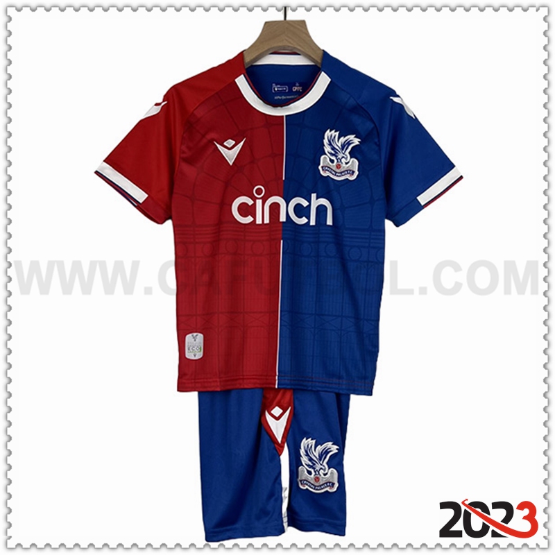 Primera Equipacion del Crystal Palace Ninos 2023 2024
