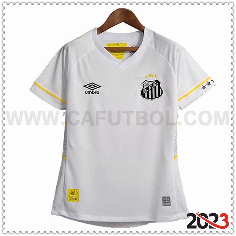 Primera Camiseta Futbol Santos Mujer 2023 2024