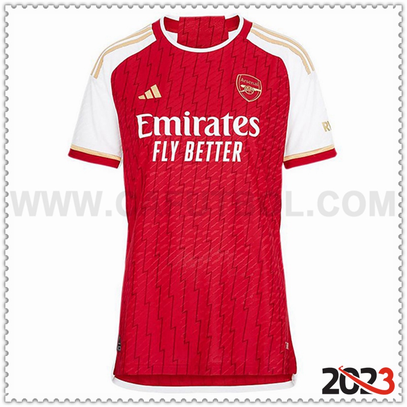 Primera Camiseta Futbol Arsenal Mujer 2023 2024