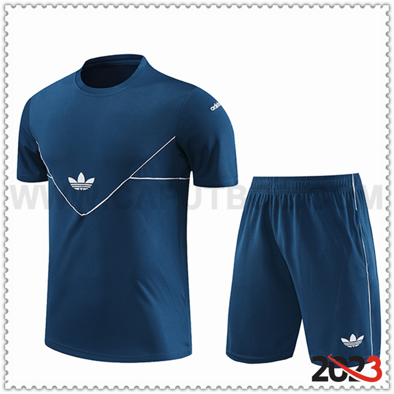 Camiseta Entrenamiento + Cortos Adidas Azul marino 2023 2024