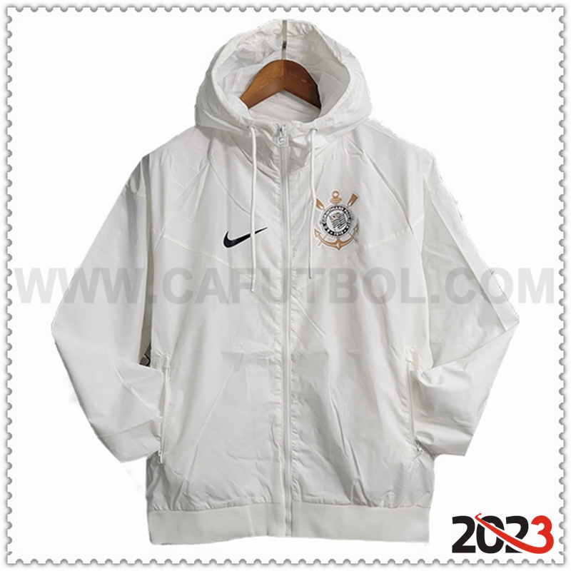 Rompevientos Corinthians Blanco 2023 2024