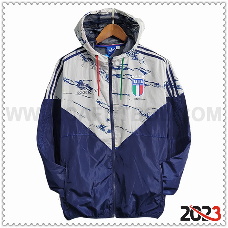 Rompevientos Italia Blanco/Azul 2023 2024