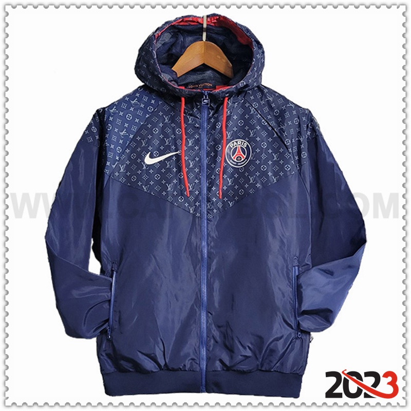 Rompevientos PSG Azul marino 2023 2024