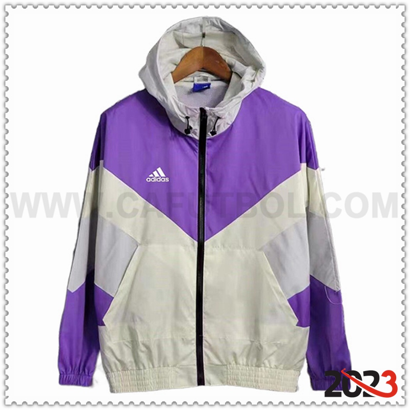 Rompevientos Adidas Violeta/Gris 2023 2024
