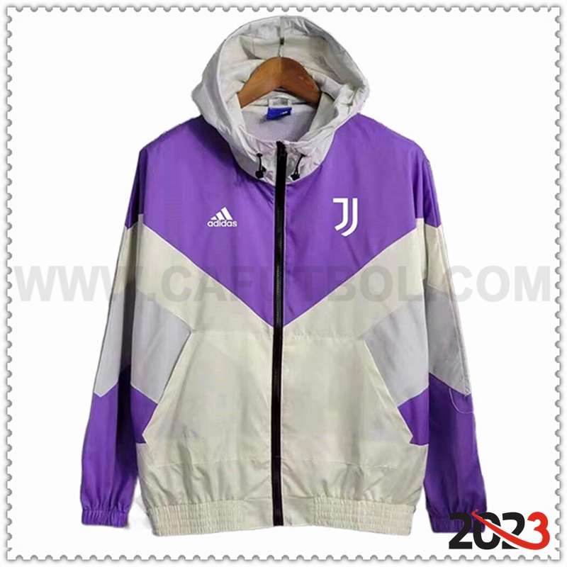 Rompevientos Juventus Violeta/Gris 2023 2024