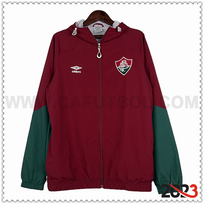 Rompevientos Fluminense Rojo/Verde 2023 2024