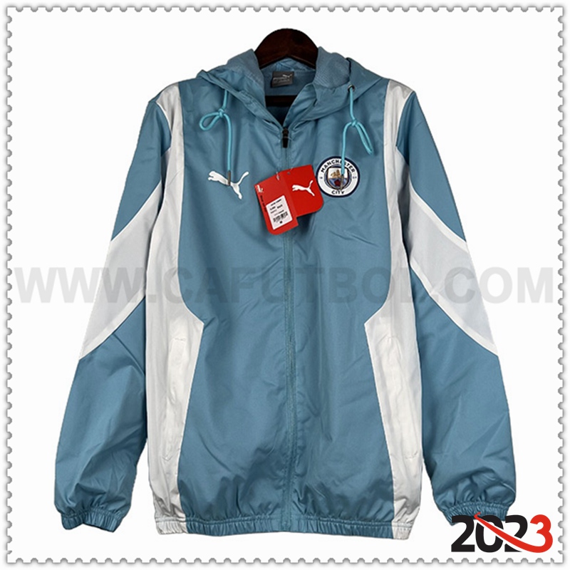Rompevientos Manchester City Azul Claro 2023 2024 -02
