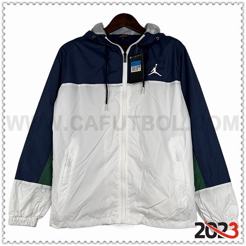 Rompevientos Jordan Blanco/Azul 2023 2024