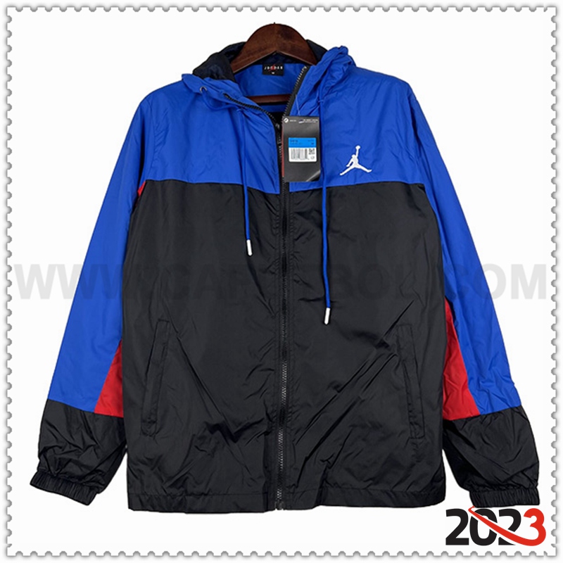 Rompevientos Jordan Negro/Azul 2023 2024