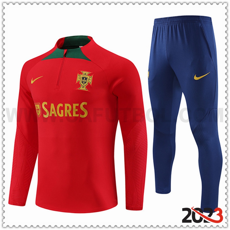 Chandal Futbol Portugal Rojo 2023 2024