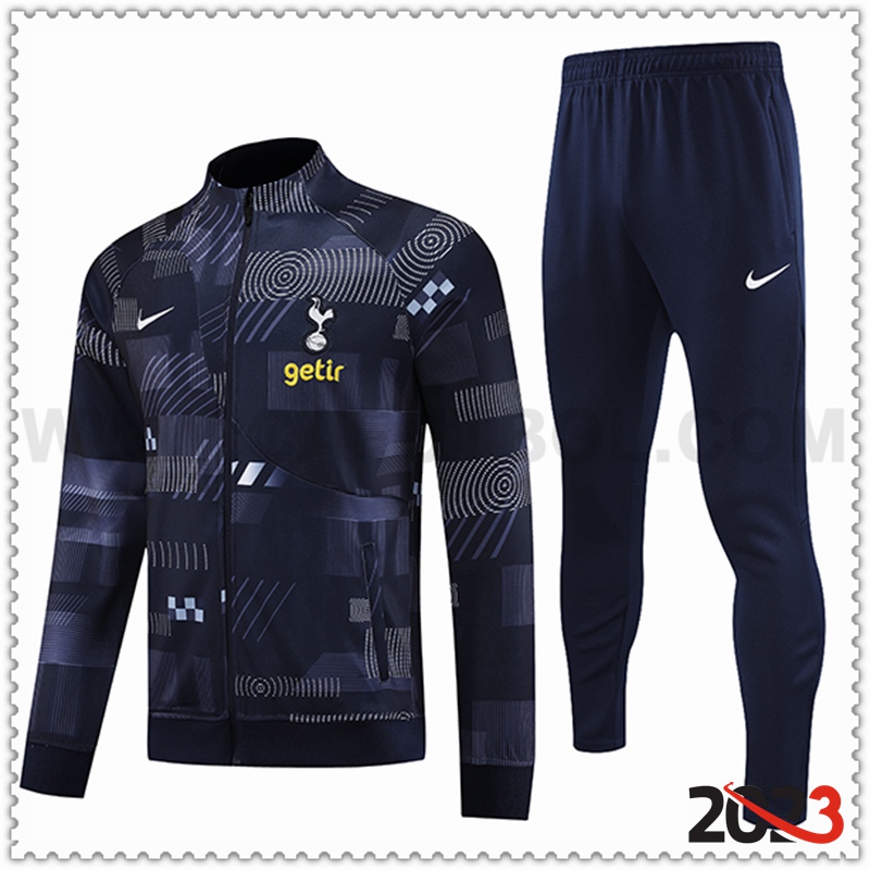 Chaqueta Chandal Futbol Tottenham Hotspur Azul marino 2023 2024 -02