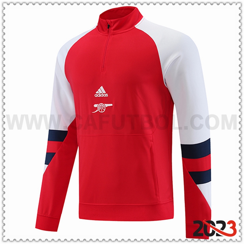 Sudadera Entrenamiento Arsenal Rojo 2023 2024