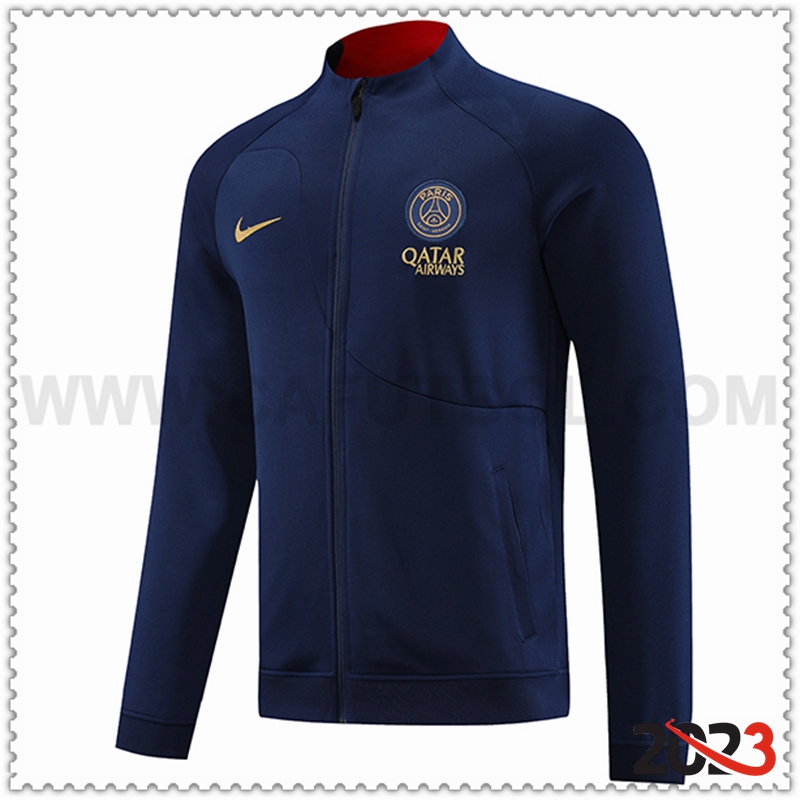 Chaquetas Futbol PSG Azul marino 2023 2024 -02