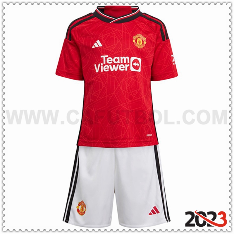 Primera Equipacion del Manchester United Ninos 2023 2024