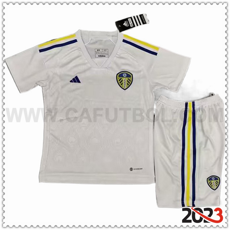 Primera Equipacion del Leeds United Ninos 2023 2024