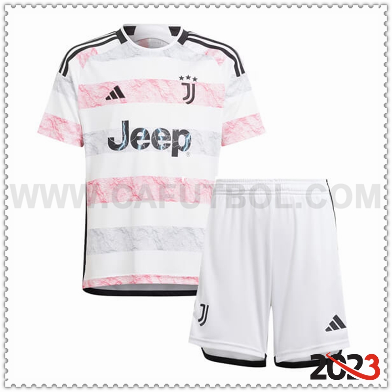 Segunda Equipacion del Juventus Ninos 2023 2024