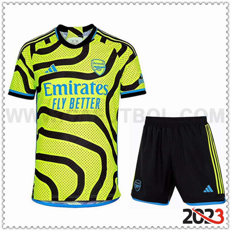 Segunda Equipacion del Arsenal + Pantalones Cortos 2023 2024