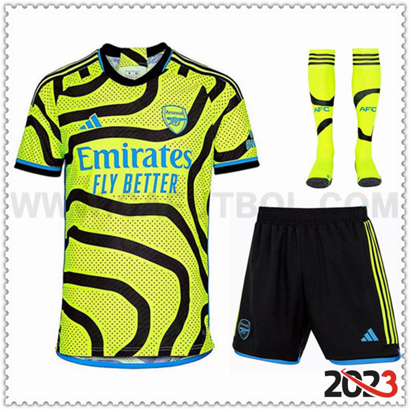 Segunda Equipacion del Arsenal (Pantalones + Calcetines) 2023 2024