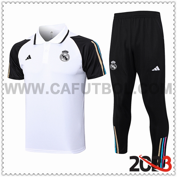Camiseta Polo Real Madrid Blanco 2023 2024