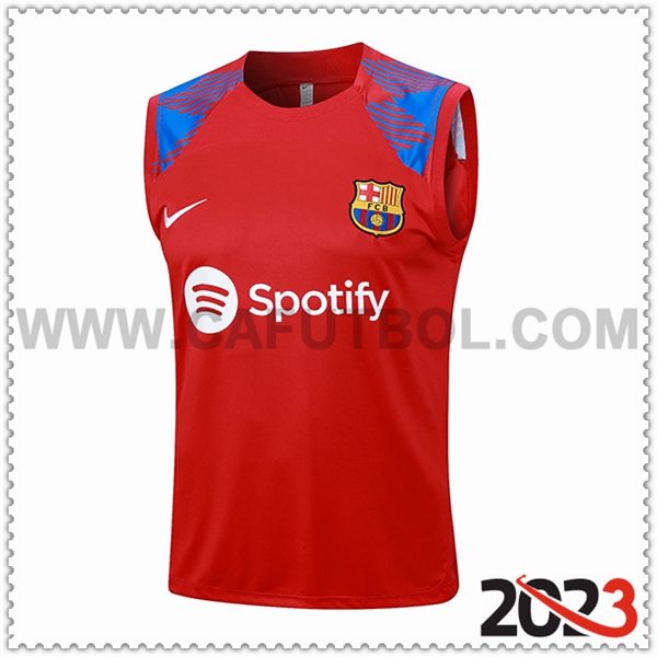 Chalecos de Futbol FC Barcellona Rojo 2023 2024 -02