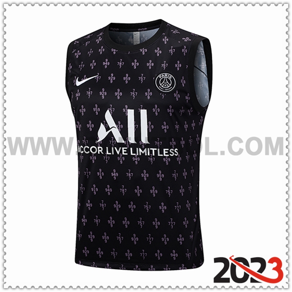 Chalecos de Futbol PSG Negro 2023 2024 -02