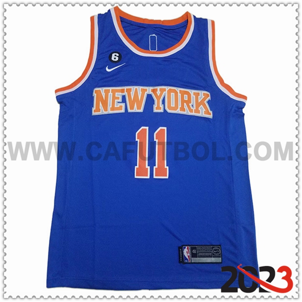 Camisetas New York Knicks (MarrónSON #11) 2023/24 Azul -02