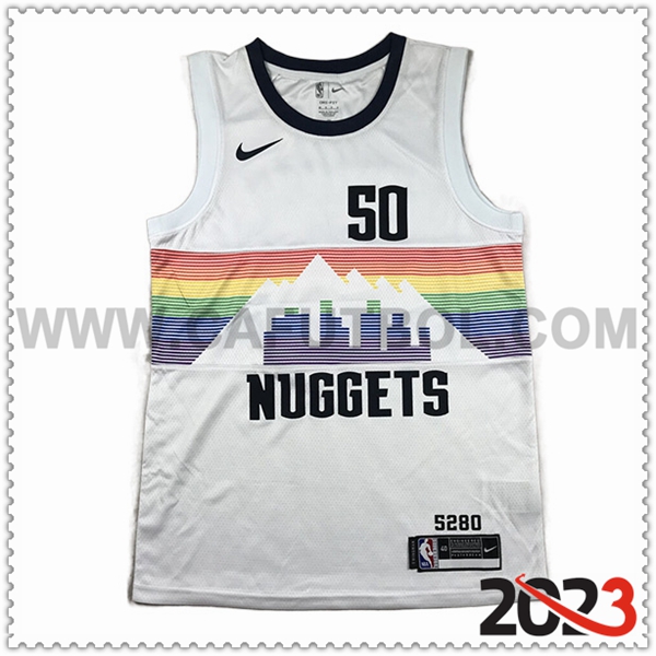 Camisetas Denver Nuggets (GOROON #50) 2023/24 Blanco