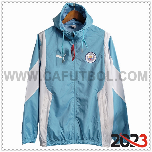 Rompevientos Manchester City Azul Claro 2023 2024 -03
