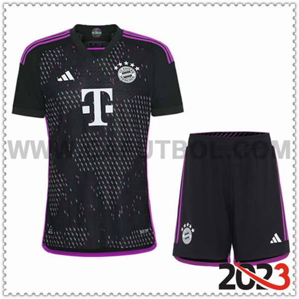 Segunda Equipacion del Bayern Munich + Pantalones Cortos 2023 2024
