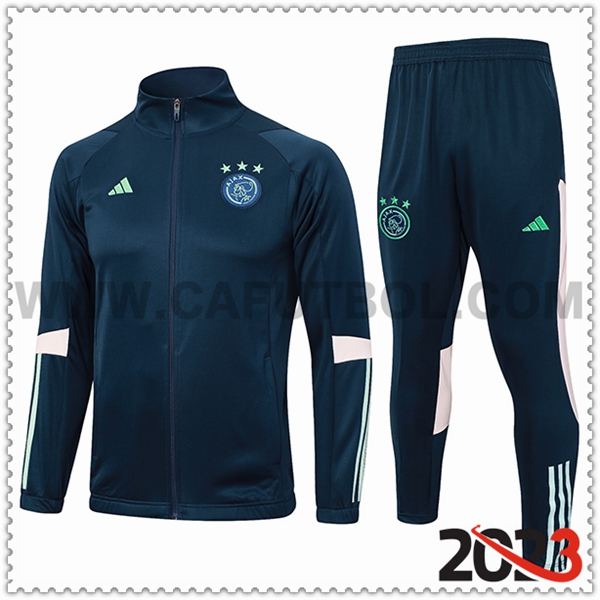 Chaqueta Chandal Futbol Ajax Verde 2023 2024