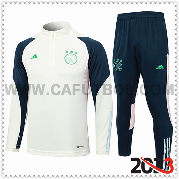 Chandal Futbol Ajax Blanco 2023 2024