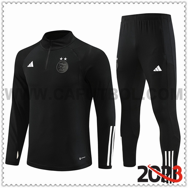 Chandal Futbol Argelia Negro 2023 2024 -02