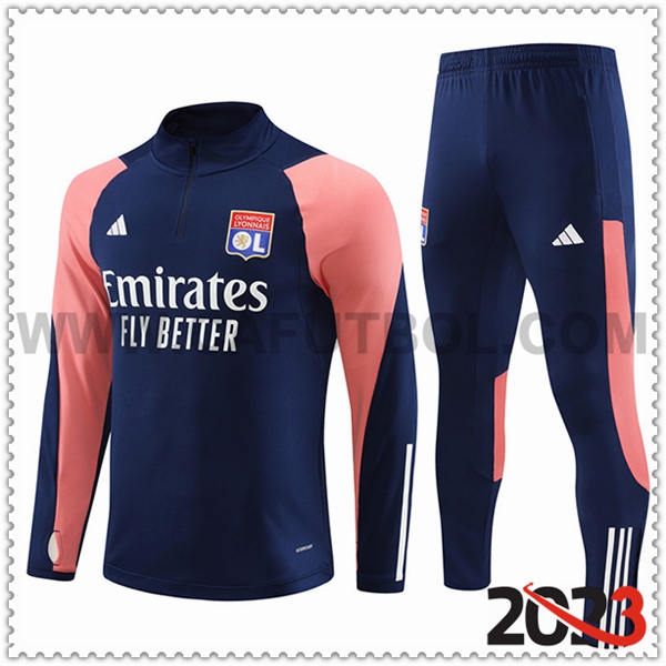 Chandal Futbol Lyon Azul marino 2023 2024