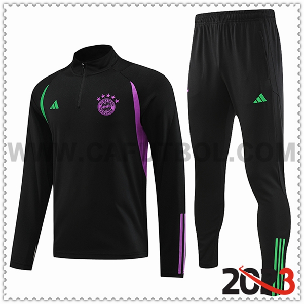 Chandal Futbol Bayern Munich Negro 2023 2024 -04