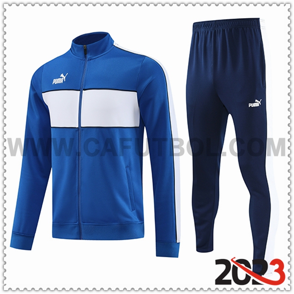Chaqueta Chandal Futbol PUMA Azul 2023 2024