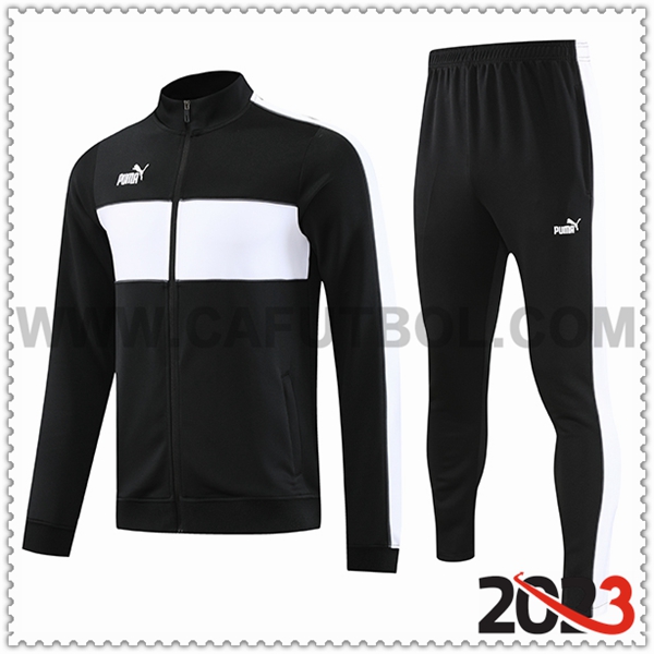 Chaqueta Chandal Futbol PUMA Negro 2023 2024