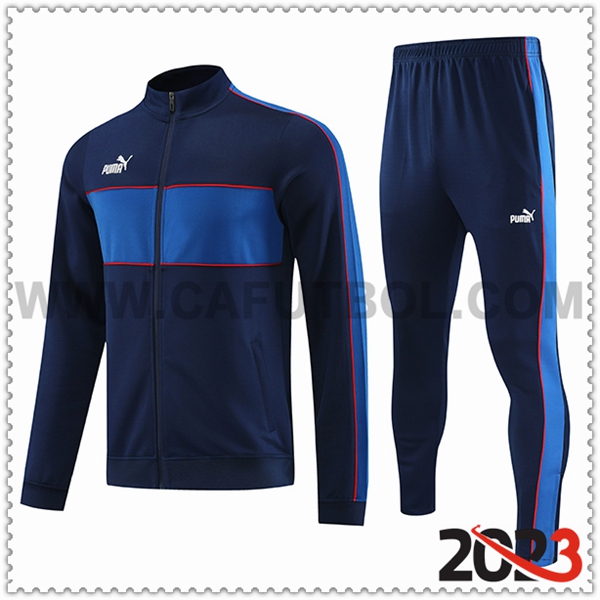 Chaqueta Chandal Futbol PUMA Azul marino 2023 2024