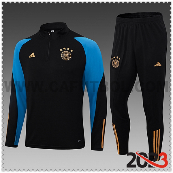 Chandal Futbol Alemania Ninos Negro 2023 2024 -02