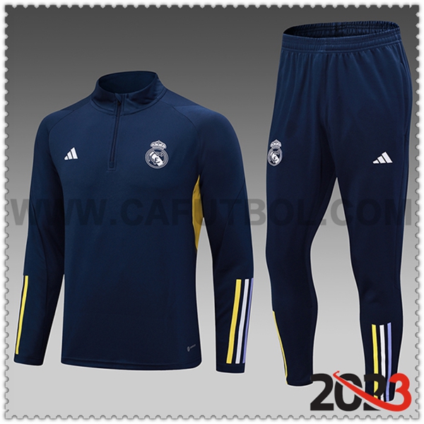 Chandal Futbol Real Madrid Ninos Azul marino 2023 2024 -02