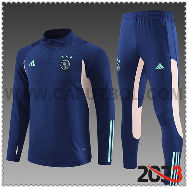 Chandal Futbol Ajax Ninos Azul marino 2023 2024