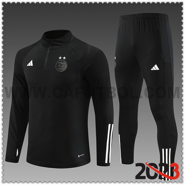 Chandal Futbol Argelia Ninos Negro 2023 2024 -02