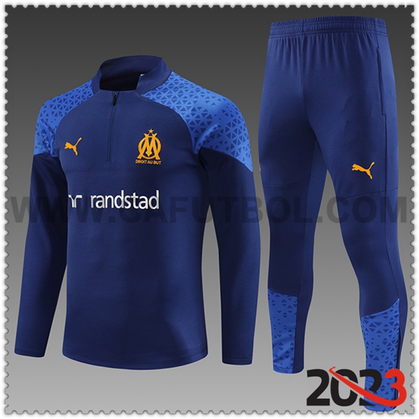 Chandal Futbol Marsella Ninos Azul marino 2023 2024