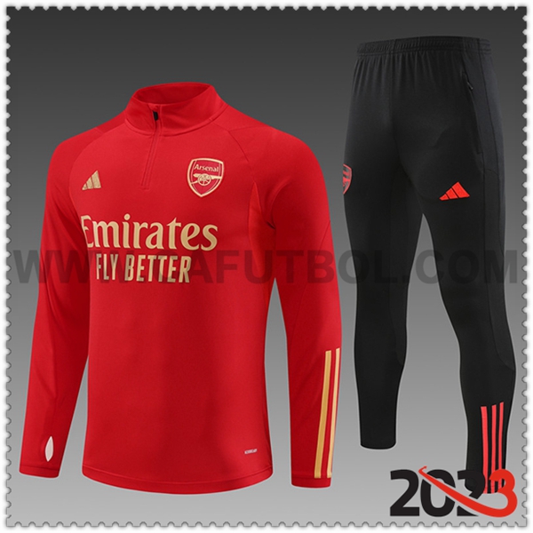 Chandal Futbol Arsenal Ninos Rojo 2023 2024