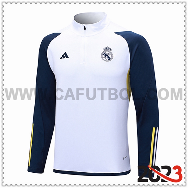 Sudadera Entrenamiento Real Madrid Blanco 2023 2024 -04