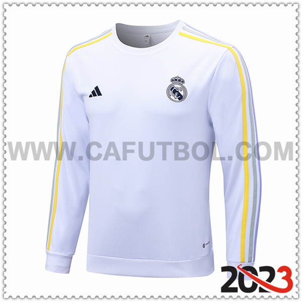 Sudadera Entrenamiento Real Madrid Blanco 2023 2024 -03