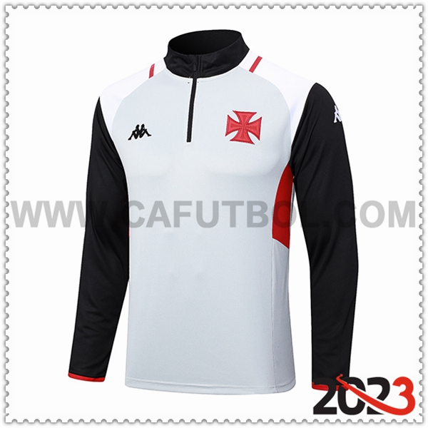 Sudadera Entrenamiento Vasco da Gama Blanco 2023 2024