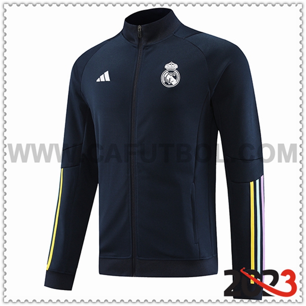 Chaquetas Futbol Real Madrid Azul marino 2023 2024