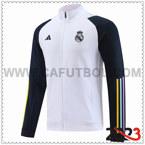 Chaquetas Futbol Real Madrid Blanco 2023 2024 -02